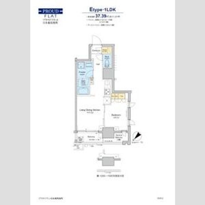 プラウドフラット日本橋馬喰町の間取り