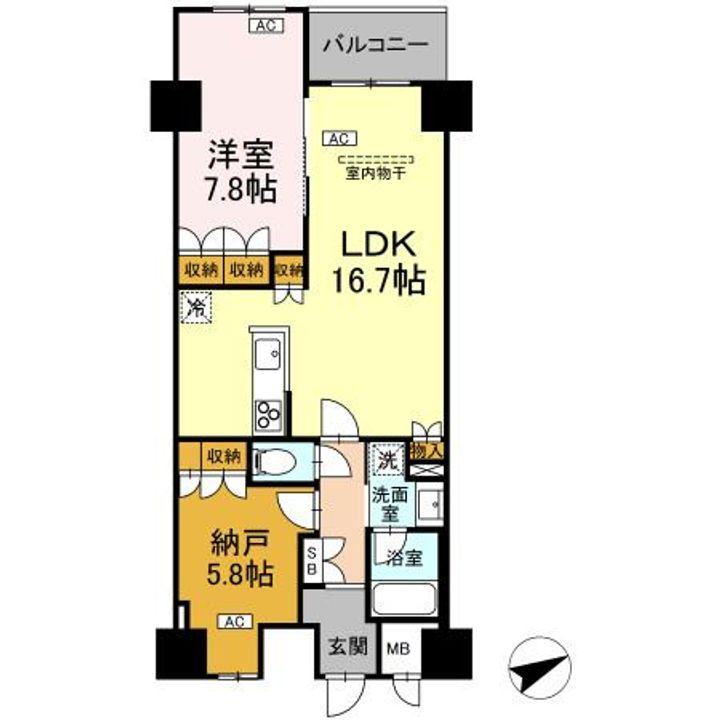 サンジョイアゼロの間取り