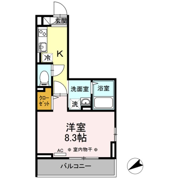 CHARME CERISIER(シャルム スリジエ)の間取り