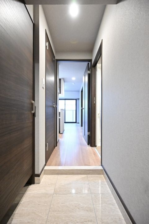 東京都千代田区神田三崎町2丁目の賃貸マンションの玄関