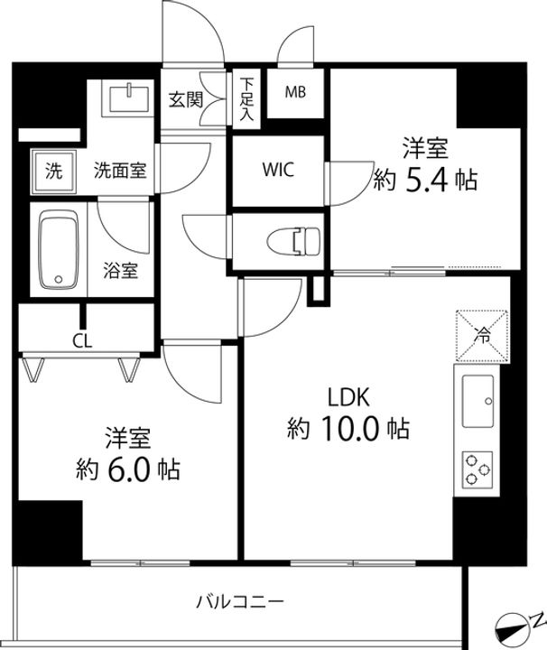 SAION町屋の間取り