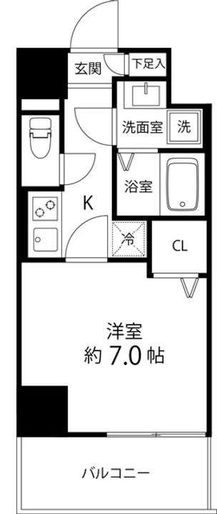 SAION町屋の間取り