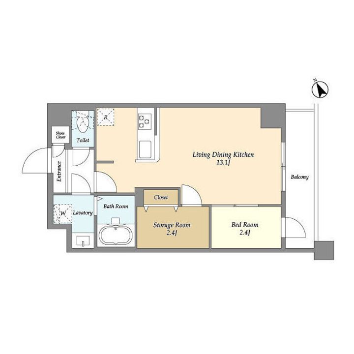 アルファコート曳舟2の間取り