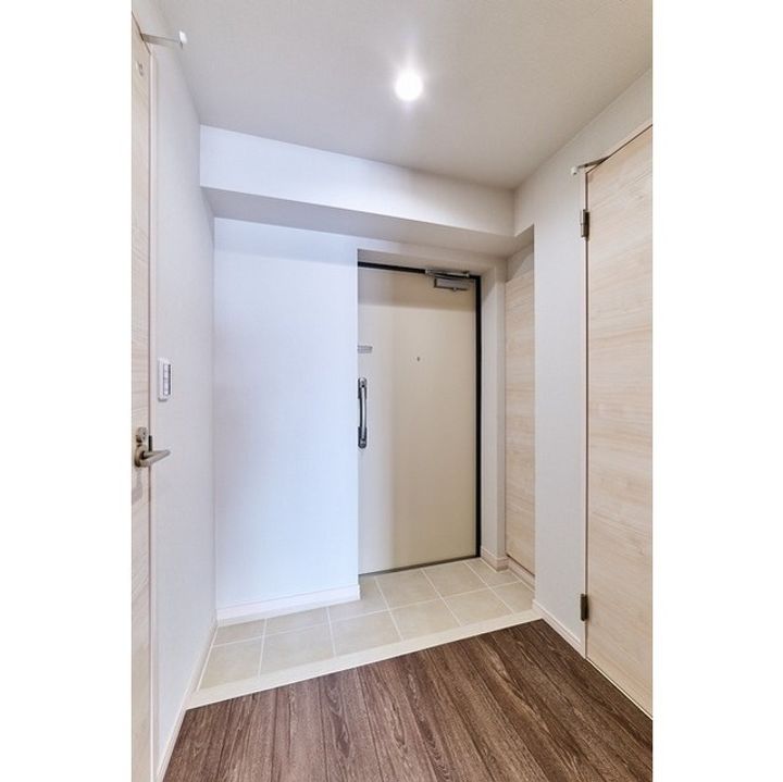 アルファコート曳舟2の玄関