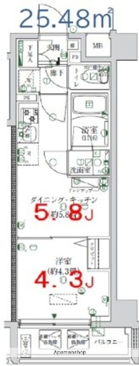 墨田区押上3丁目PJの間取り