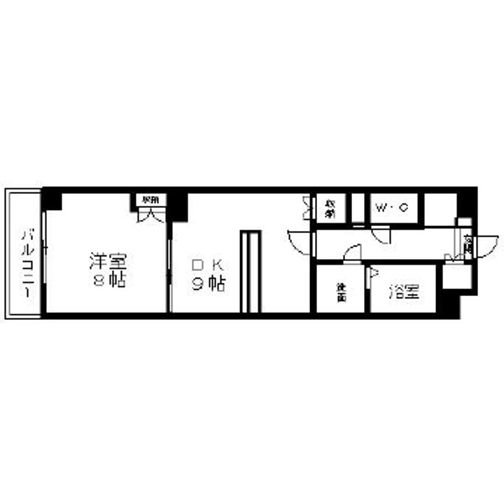 いずみマンションⅡ0804の間取り