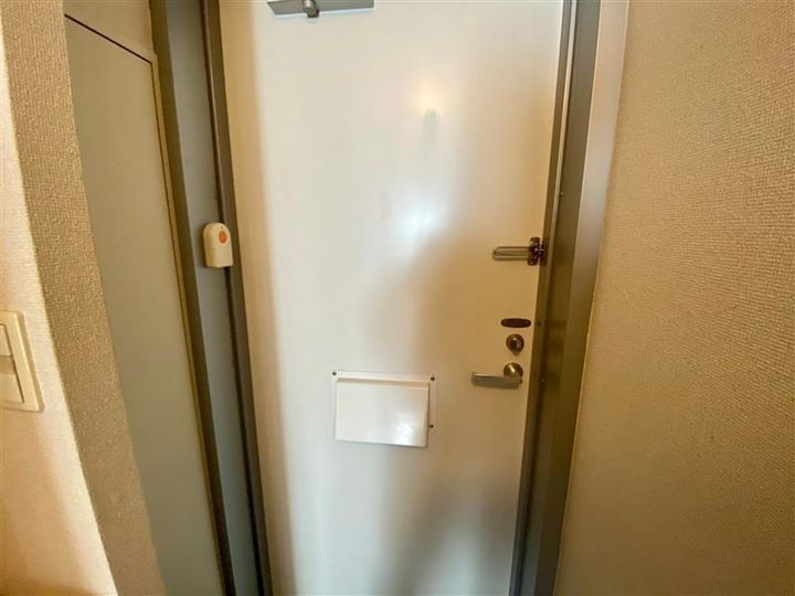 レオパレスMの玄関
