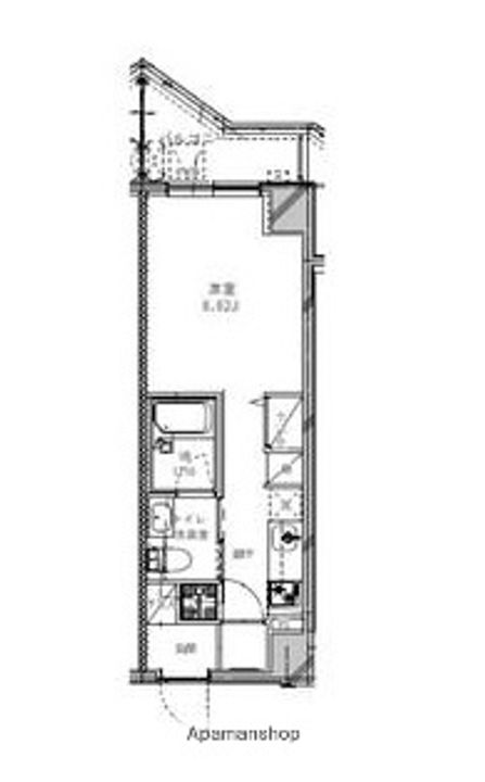 B CITY APARTMENT NAKANO EAST902の間取り