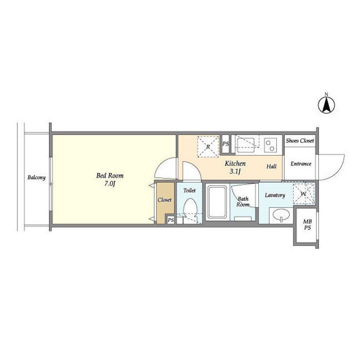 LIBR GRANT 世田谷弦巻の間取り