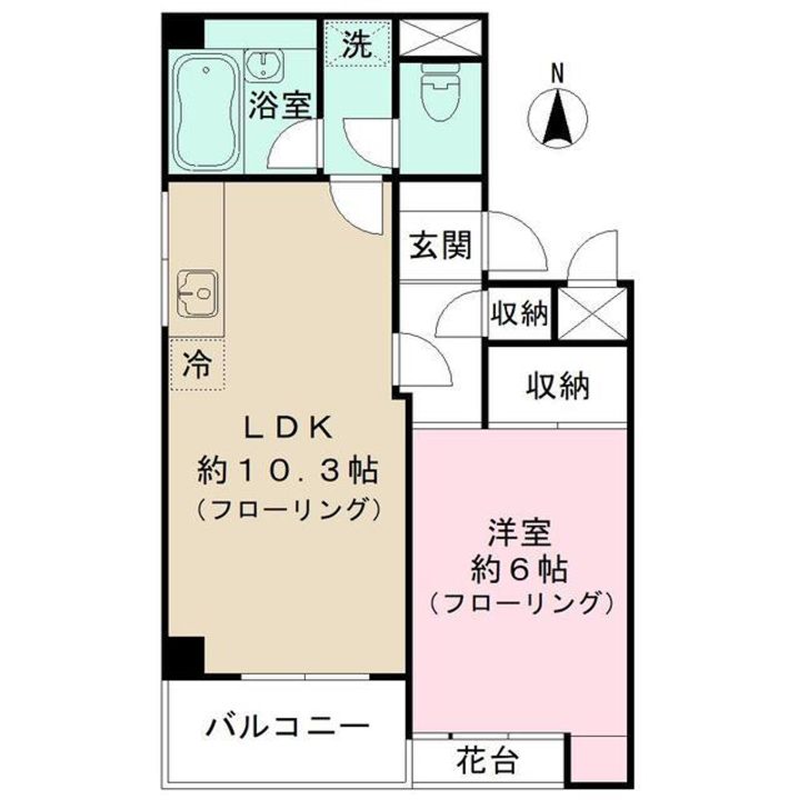 メゾン淀橋の間取り