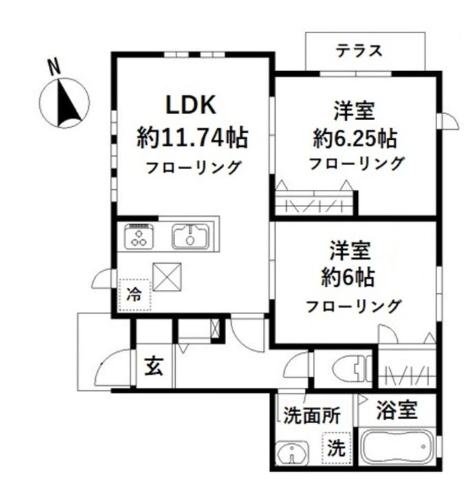 ラ・ネージュの間取り