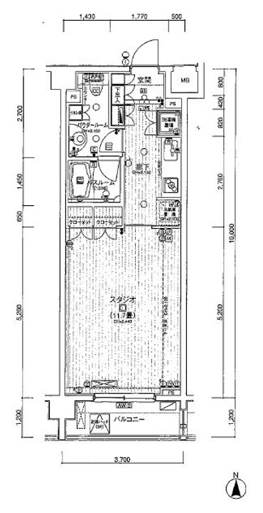 日神デュオステージ小竹向原の間取り