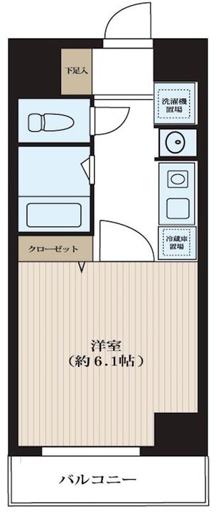 ドミール池袋立教通りの間取り
