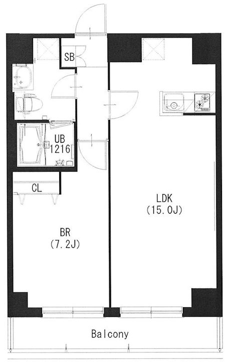 エスティメゾン高円寺301号室の間取り