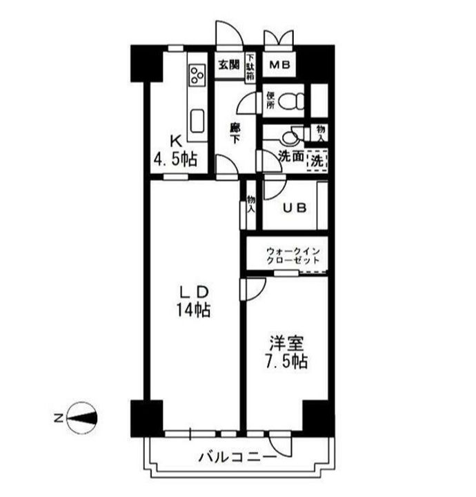 レジディア目白の間取り