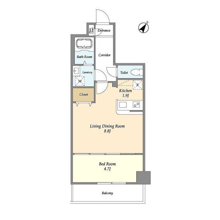 アルファコート常盤台3の間取り