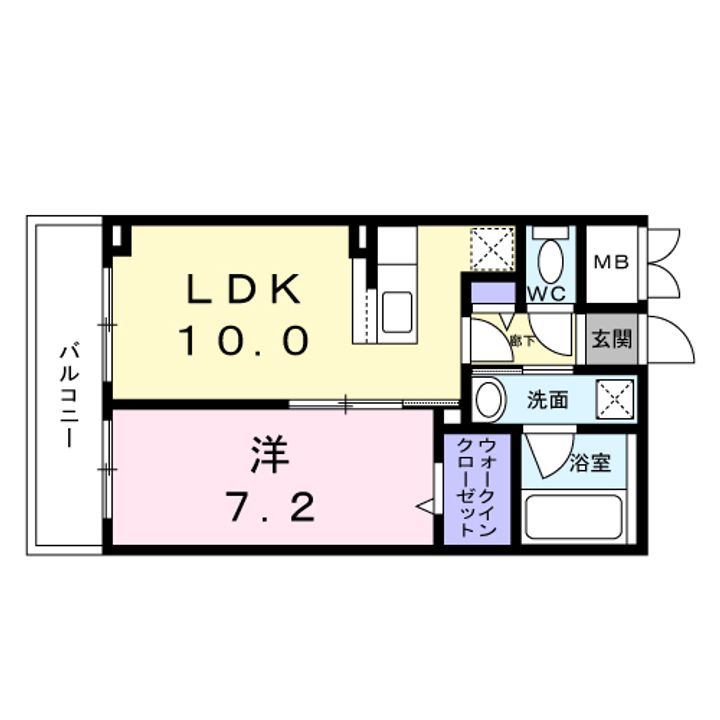 ヴィレッジ キールの間取り