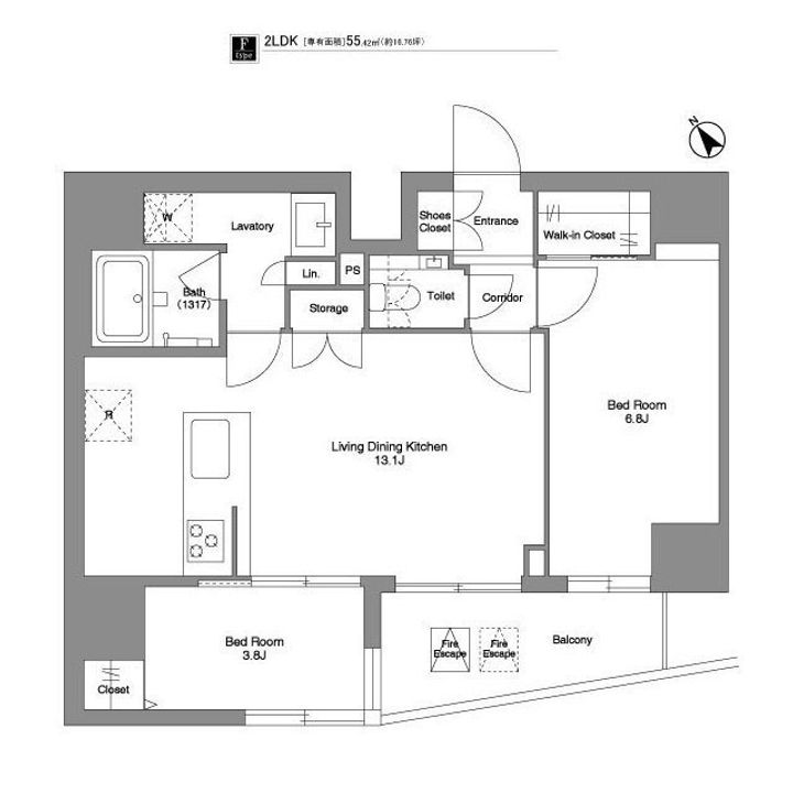 SYFORME TABATAの間取り