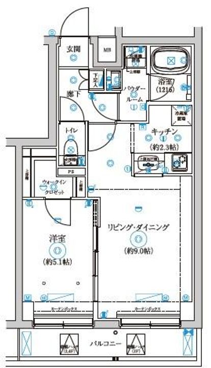 セジョリ中野富士見町の間取り