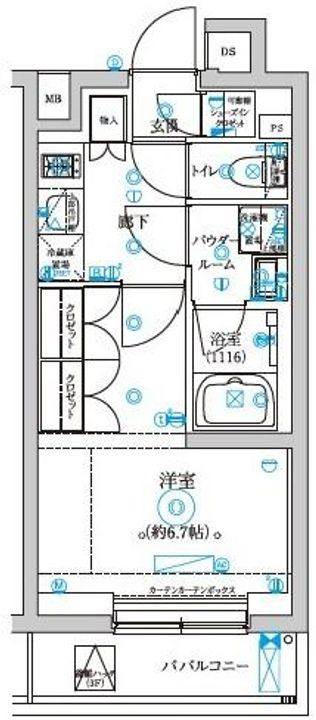 セジョリ中野富士見町の間取り