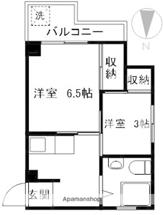 ハイムカトレア105の間取り