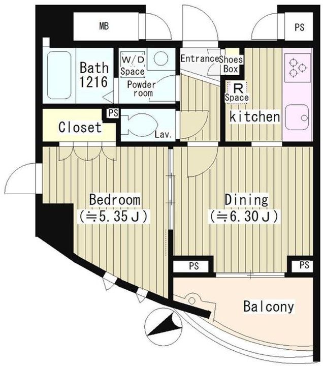 アーレア戸越公園の間取り
