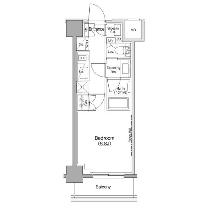 ザ・パークハビオ西大井の間取り
