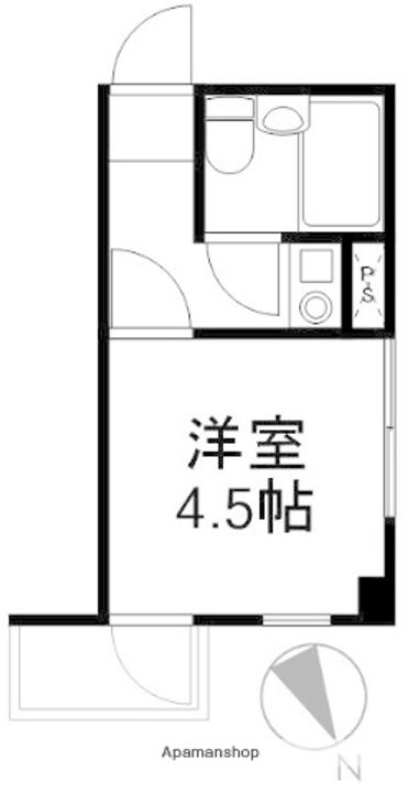 メゾン優201の間取り