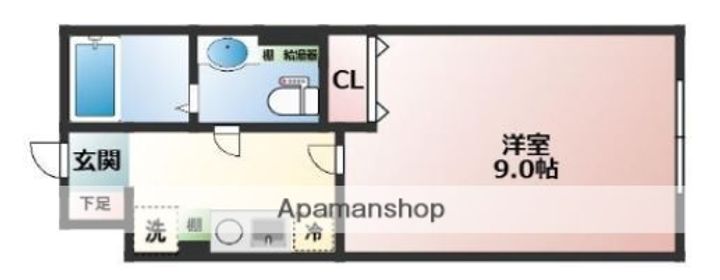 FABRIC武蔵新田の間取り