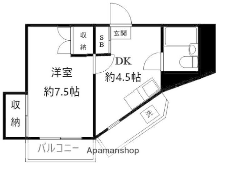 ペーブメント久が原205の間取り