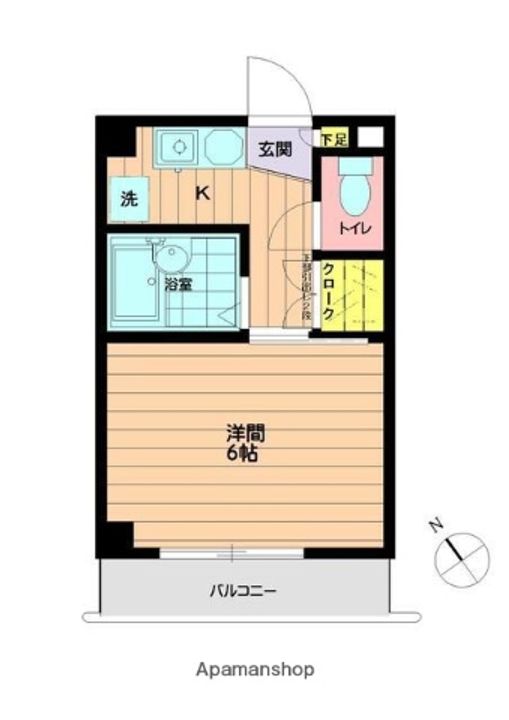 N・グランデージ305の間取り