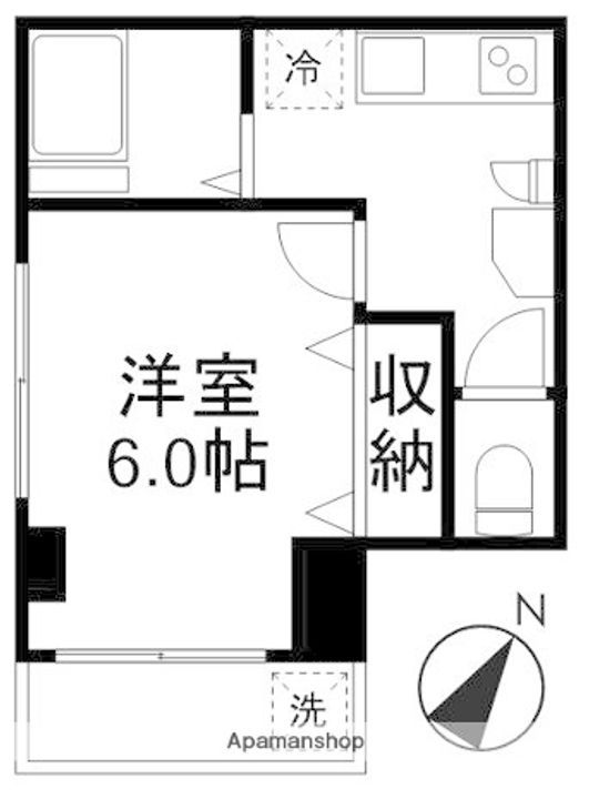 第一タケモトビル3-Cの間取り