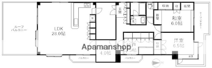 クレドール401の間取り