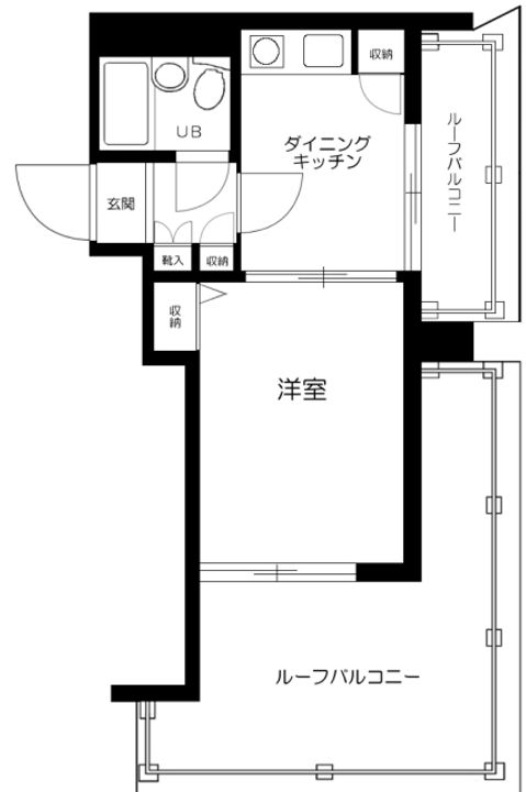 東京都大田区東馬込1丁目の賃貸マンションの間取り