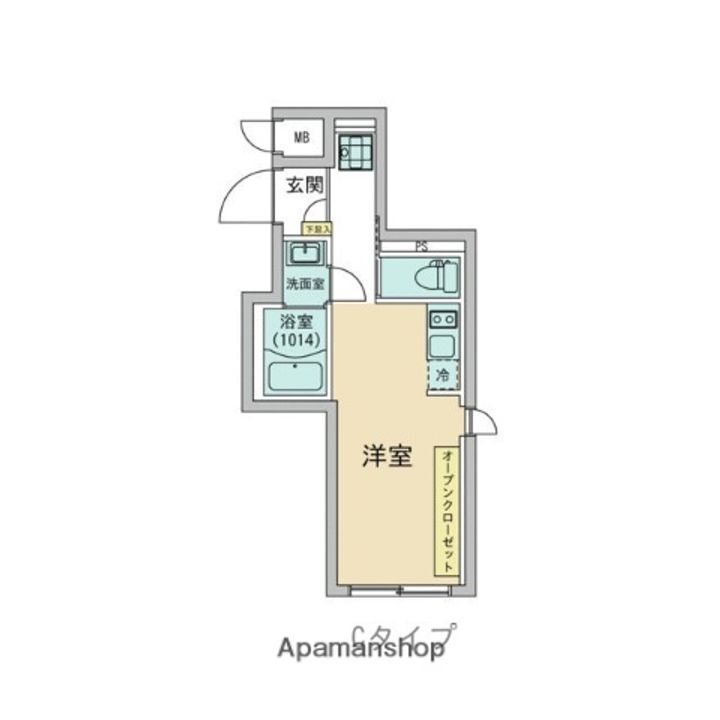 プラティーク品川大井町の間取り