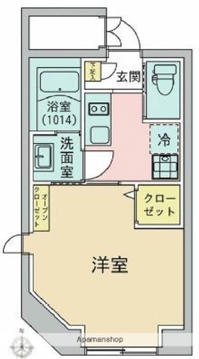 プラティーク品川大井町の間取り