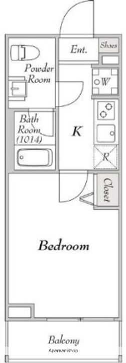 ミリア・レジデンス大崎の間取り