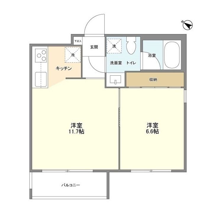 三軒茶屋レジデンスの間取り