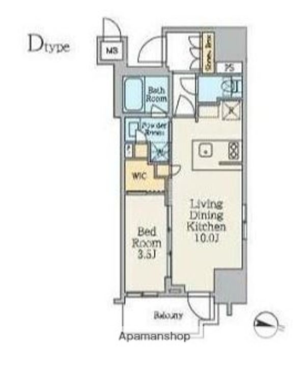クレストコート池上の間取り