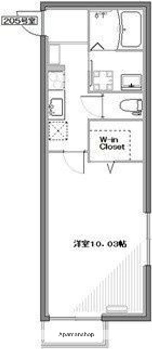 フォレストメゾン205の間取り
