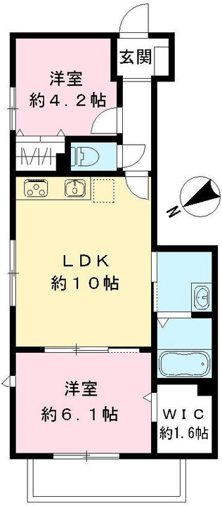 コンフォート世田谷(ZEH)101号室の間取り