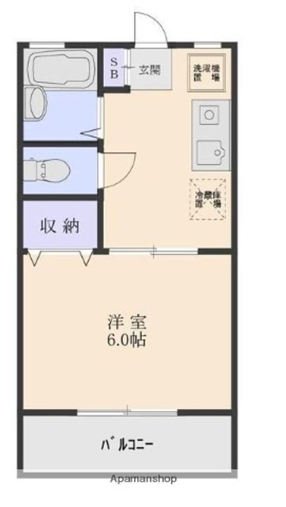 テクムハイツ106の間取り