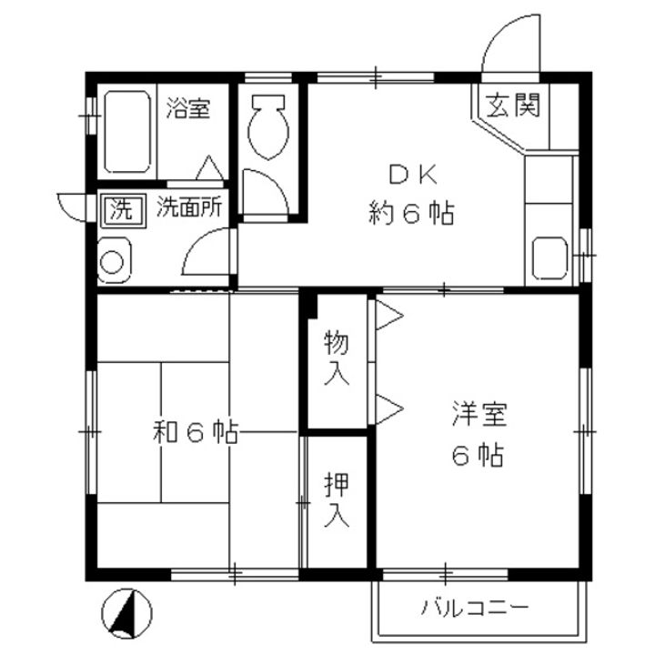 アムス西小山の間取り