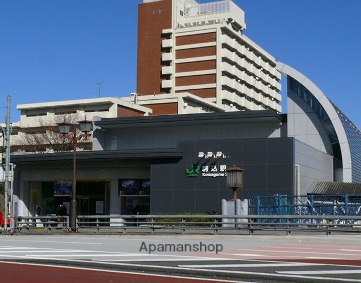 東京都文京区本駒込5丁目の賃貸マンションの周辺
