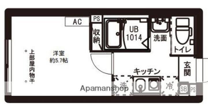 東京都豊島区駒込7丁目の賃貸マンションの間取り