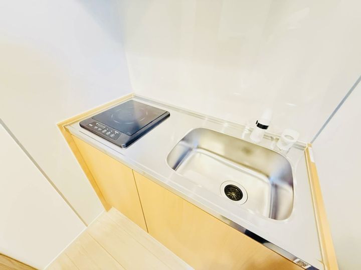 東京都荒川区荒川3丁目の賃貸アパートのキッチン