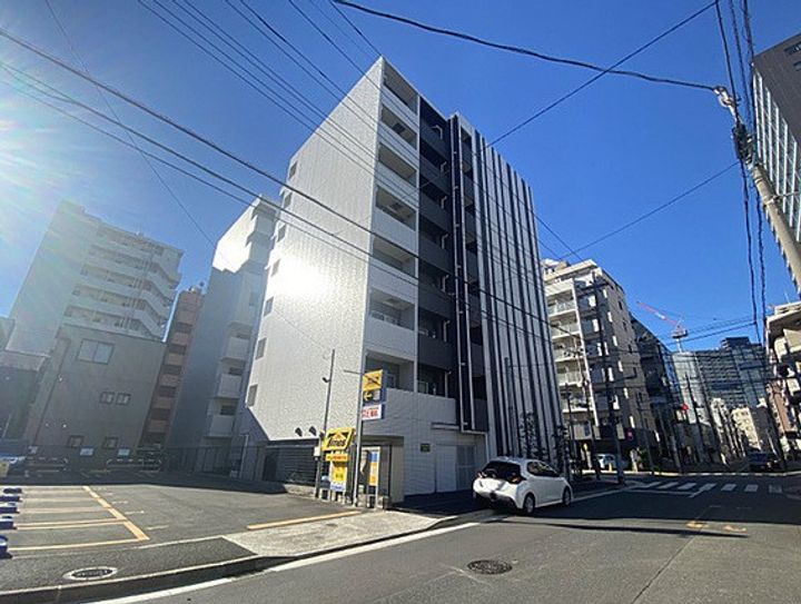 東京都江東区新大橋3丁目の賃貸マンションの外観