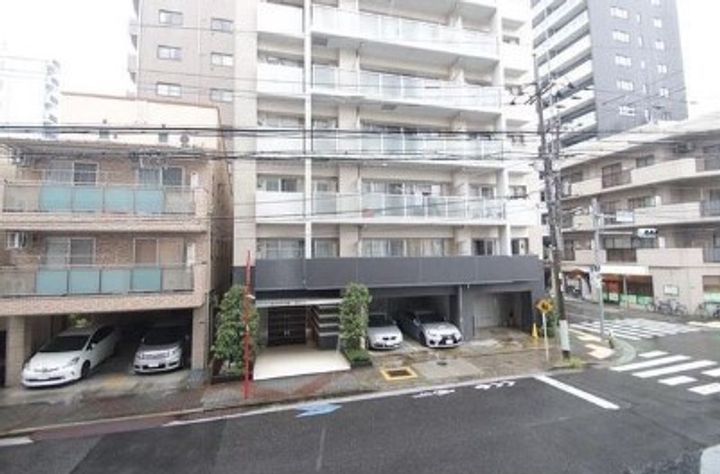 東京都江東区新大橋3丁目の賃貸マンションの外観