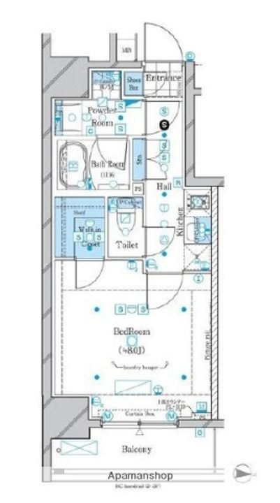 ガリシア森下エストゥディオⅢの間取り