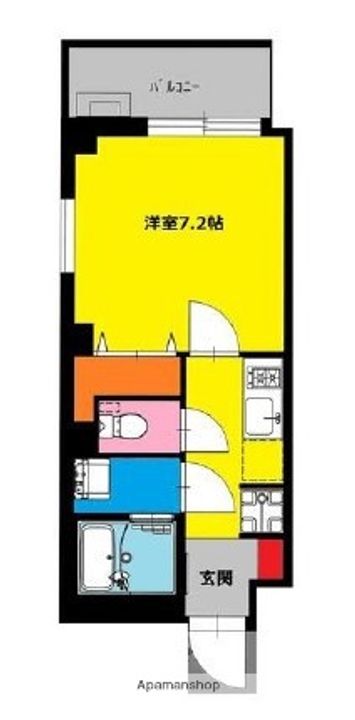 東京都墨田区立川3丁目の賃貸マンションの間取り